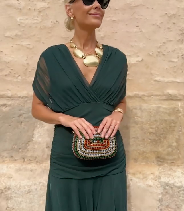 Women's Cocktail Off Shoulder Draped Maxi Dress - product image 12