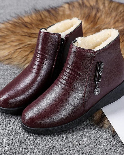 Corinna | Women's Fur-Lined Winter Ankle Boots - Black - Image 5