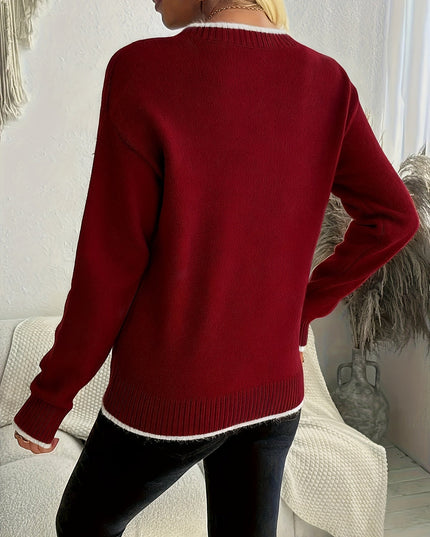 Noelle | Festive Snowflake Jumper