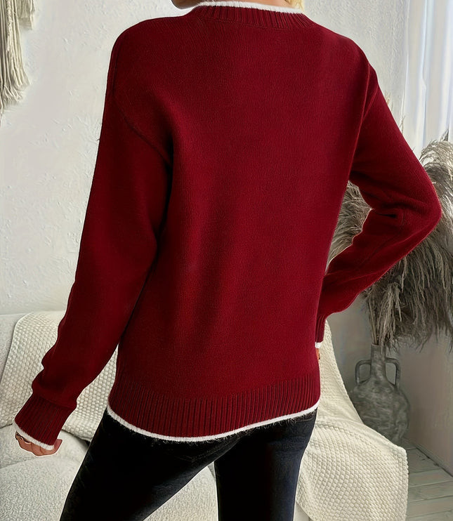 Noelle | Festive Snowflake Jumper