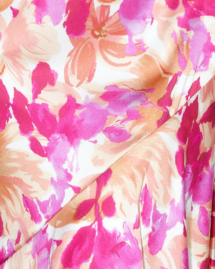 Vestido maxi con tirantes finos floral para invitada de boda mujer
