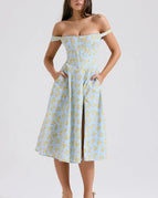 Azul Floral / XS