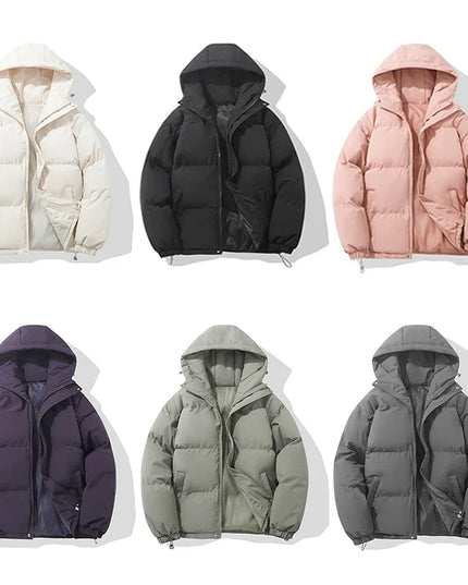 Women's Gathered Cuff Drawstring Puffer Jacket