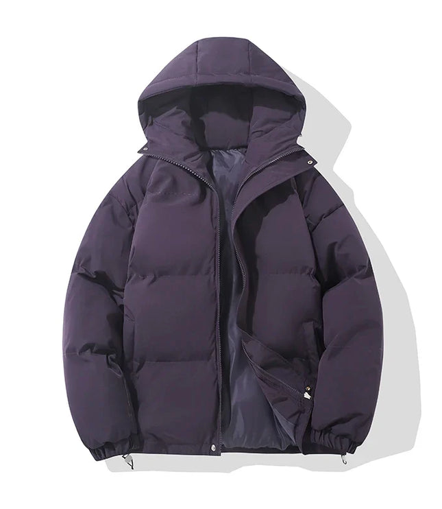Women's Gathered Cuff Drawstring Puffer Jacket