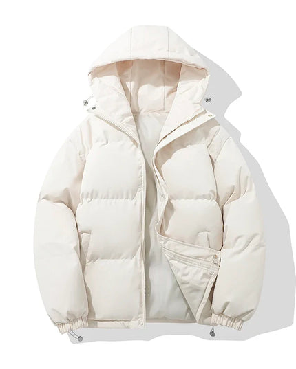 Women's Gathered Cuff Drawstring Puffer Jacket