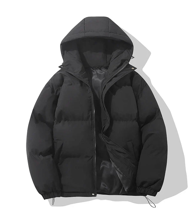 Women's Gathered Cuff Drawstring Puffer Jacket