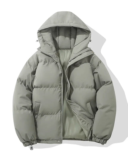 Women's Gathered Cuff Drawstring Puffer Jacket