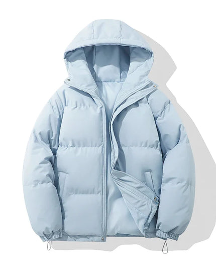 Women's Gathered Cuff Drawstring Puffer Jacket
