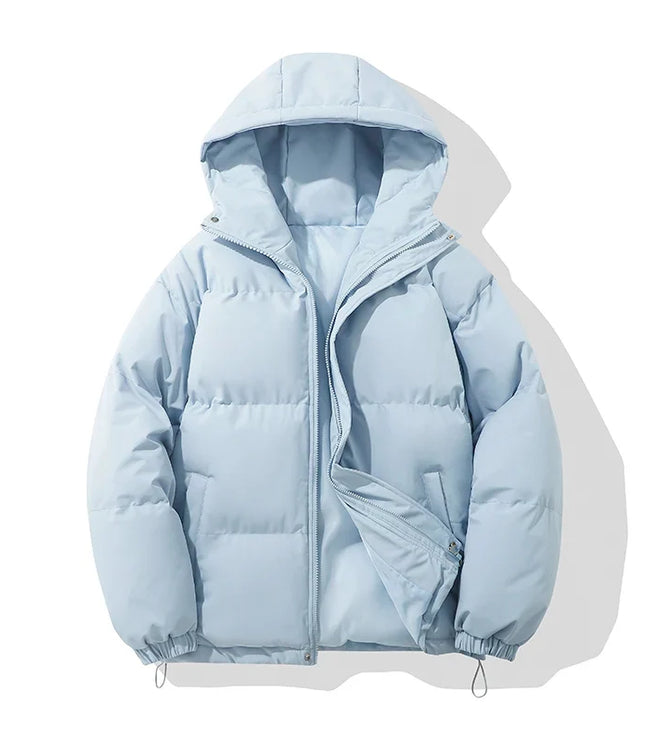 Women's Gathered Cuff Drawstring Puffer Jacket