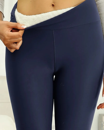 Women's High Waist Leggings with Soft Plush Lining