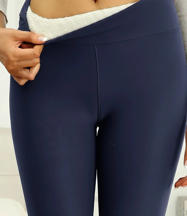 Women's High Waist Leggings with Soft Plush Lining