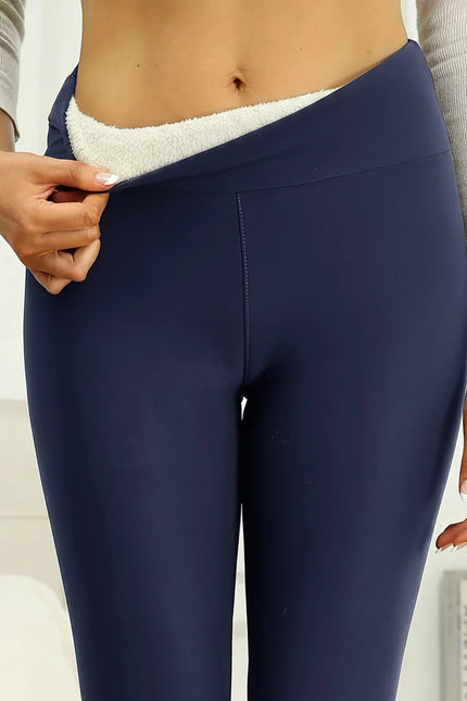 Women's High Waist Leggings with Soft Plush Lining