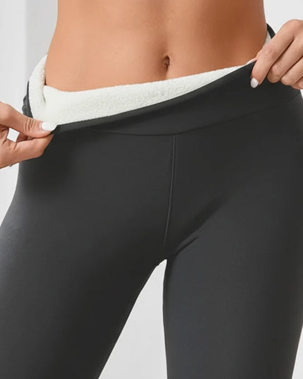 Women's High Waist Leggings with Soft Plush Lining
