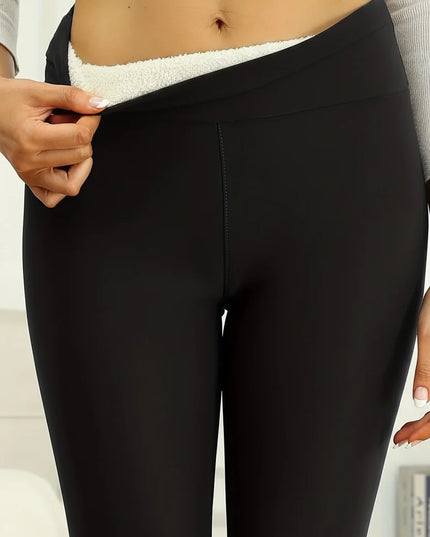 Women's High Waist Leggings with Soft Plush Lining