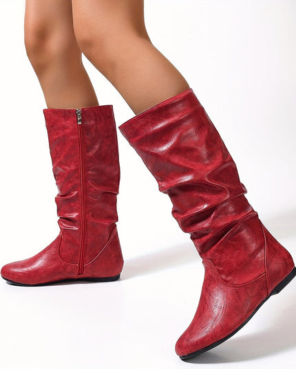 Bexley | Women's Knee High Boots in Brown - Brown - Image 16