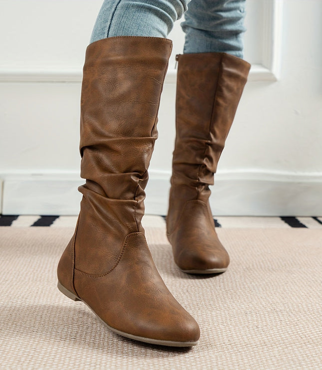 Bexley | Women's Knee High Boots in Brown - Brown - Image 3