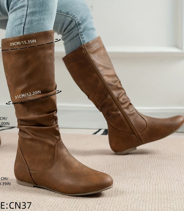 Bexley | Women's Knee High Boots in Brown - Brown - Image 5