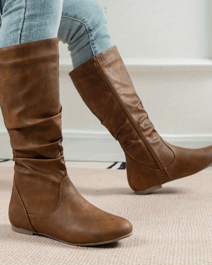 Bexley | Women's Knee High Boots in Brown - Brown - Image 6