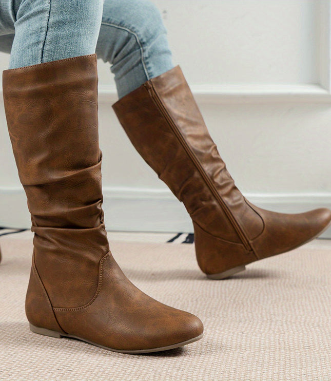 Bexley | Women's Knee High Boots in Brown - Brown - Image 6