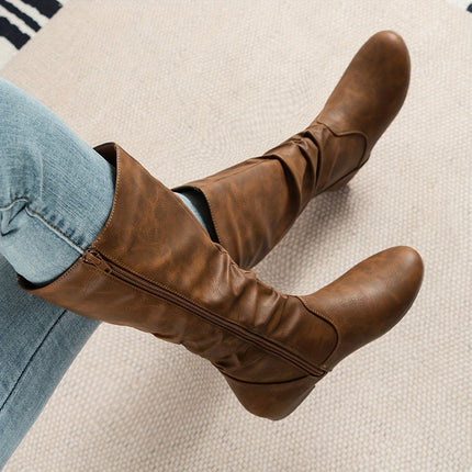 Bexley | Women's Knee High Boots in Brown - Brown - Image 1