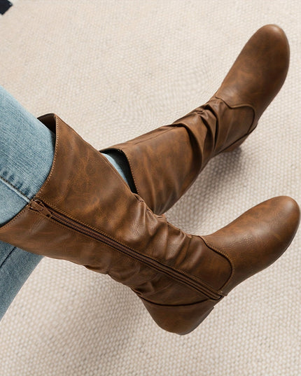 Bexley | Women's Knee High Boots in Brown - Brown - Image 1