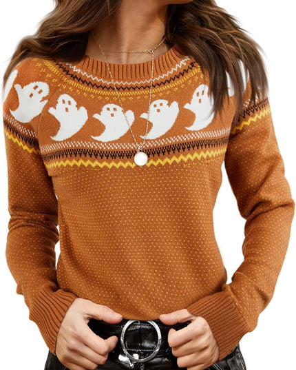 Women's Knitwear Jumper with Cable Front and Roll Neck