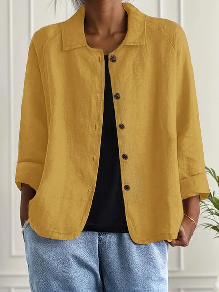 Lightweight Cotton Women's Top for Transitional Weather