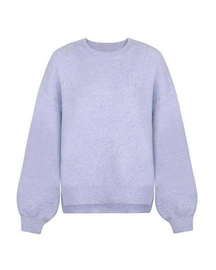 Women's Oversized Drop Shoulder Jumper with Side Splits