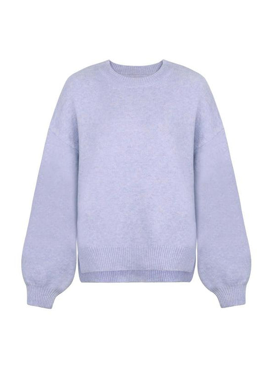 Women's Oversized Drop Shoulder Jumper with Side Splits