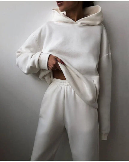 Women's Oversized Tracksuit Set with Hoodie and Joggers