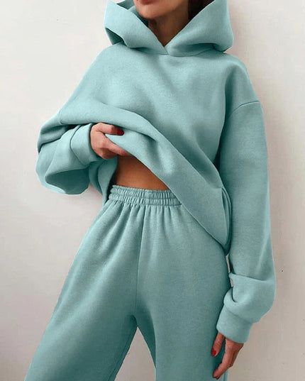 Women's Oversized Tracksuit Set with Hoodie and Joggers