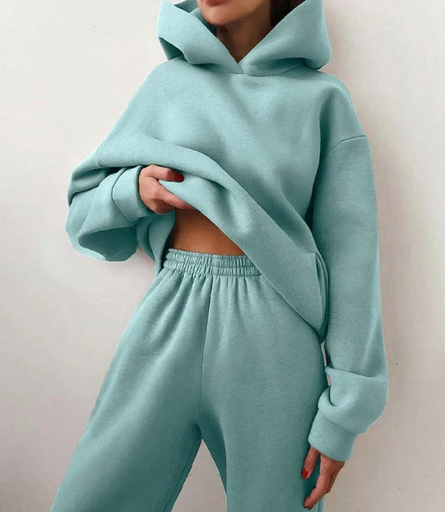 Women's Oversized Tracksuit Set with Hoodie and Joggers