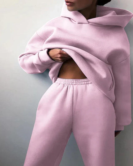 Women's Oversized Tracksuit Set with Hoodie and Joggers