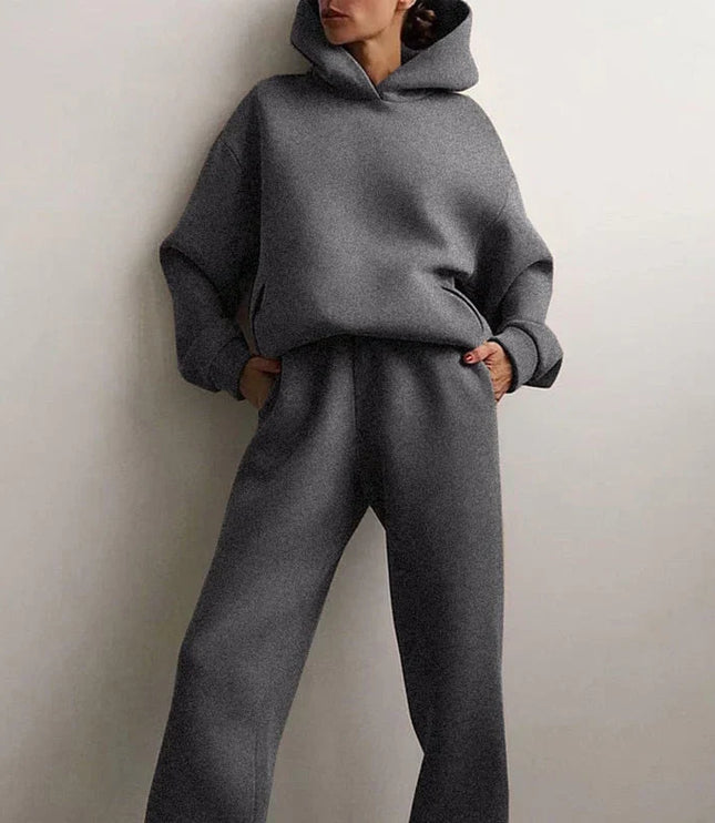 Women's Oversized Tracksuit Set with Hoodie and Joggers