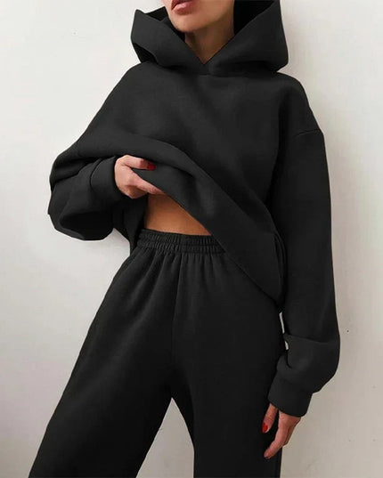 Women's Oversized Tracksuit Set with Hoodie and Joggers