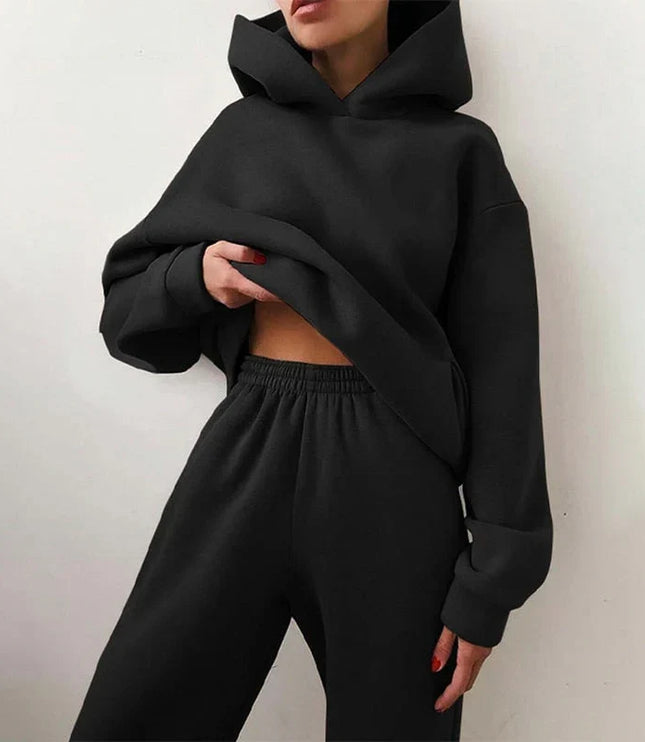 Women's Oversized Tracksuit Set with Hoodie and Joggers
