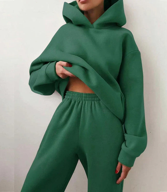Women's Oversized Tracksuit Set with Hoodie and Joggers