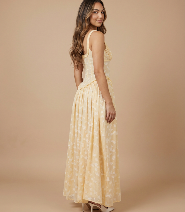 Women's Summer Floral Maxi Dress - view 11