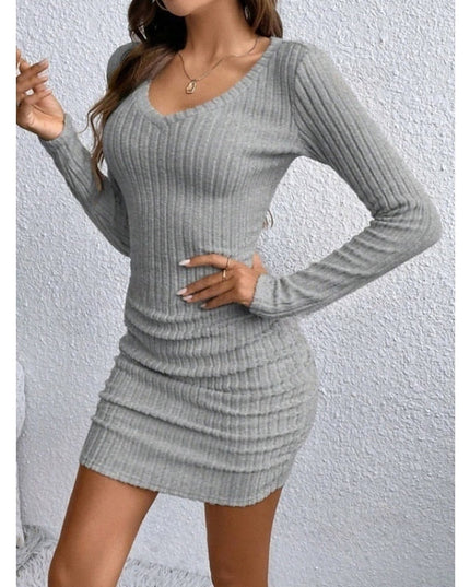 Estella | Ribbed Bodycon Mini Dress