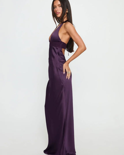 Vestido maxi para invitada de boda de verano para mujer con estampado floral y cuello halter