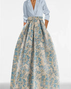 Light Blue&Blue Floral / UK 6 (XS)