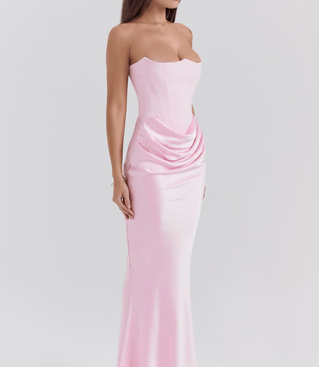 Vestido maxi bohemio fluido de verano para mujer con estampado floral y escote en V
