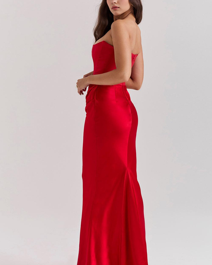 Vestido maxi bohemio fluido de verano para mujer con estampado floral y escote en V