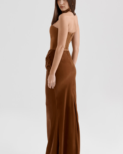 Vestido maxi bohemio fluido de verano para mujer con estampado floral y escote en V