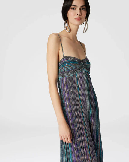 Vestido maxi floral de verano con escote en V para invitada de boda mujer