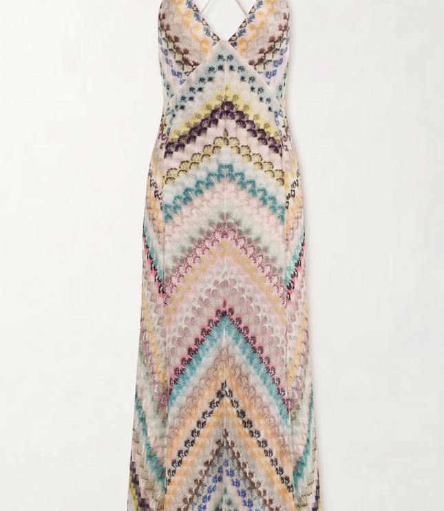 Vestido maxi floral de verano con escote en V para invitada de boda mujer