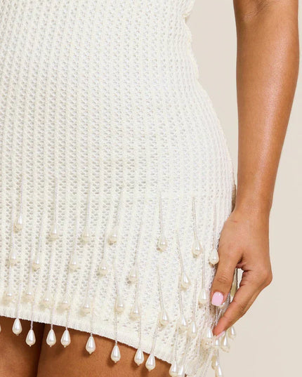 Vestido mini cóctel de verano para mujer en satén con escote cuadrado