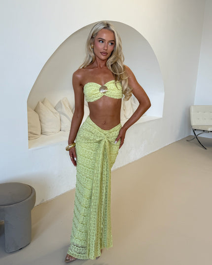 Ensemble deux pièces d'été bustier coordonné plage pour femme