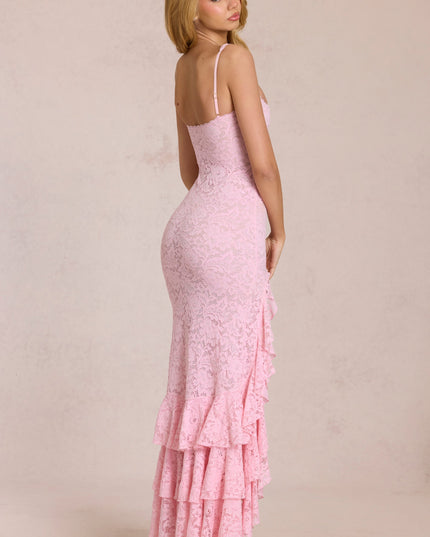 Vestido maxi fluido de verano con escote en V para invitada de boda mujer
