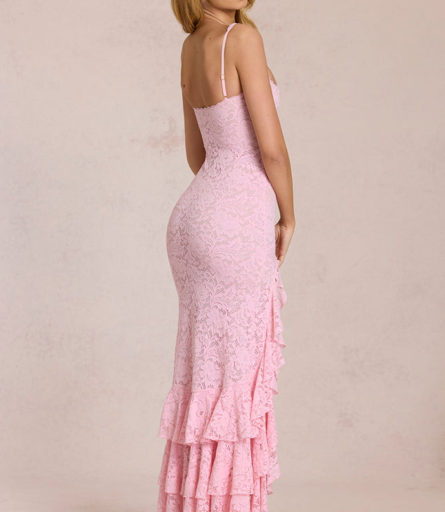 Vestido maxi fluido de verano con escote en V para invitada de boda mujer